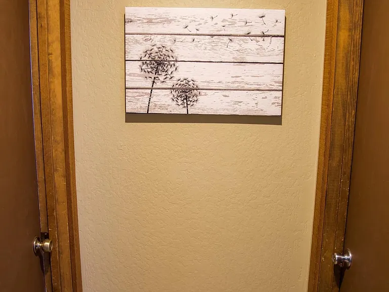 Bedroom and bathroom entrance