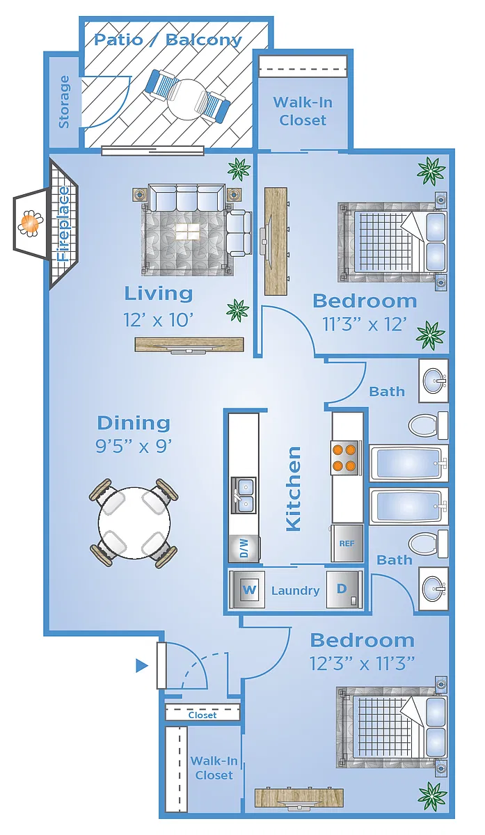 Floor plan B2