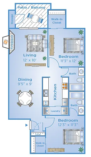 Floor plan B2