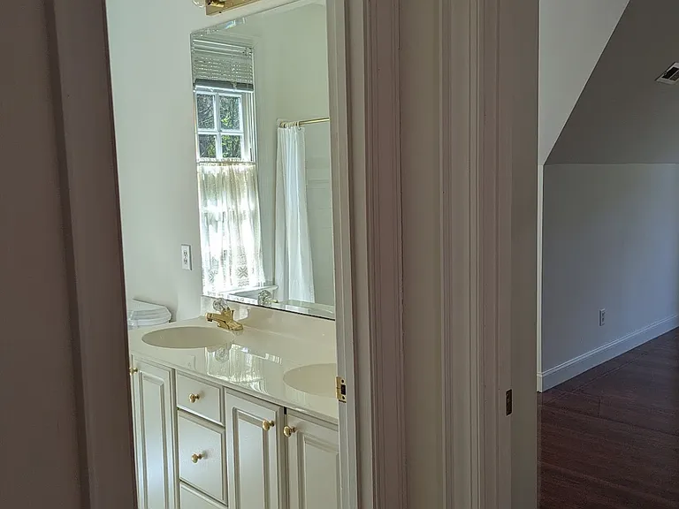 View into 2nd floor bathroom.