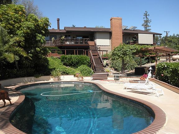 Back of house from pool 