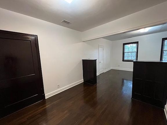 A view of the dinning room and living room.