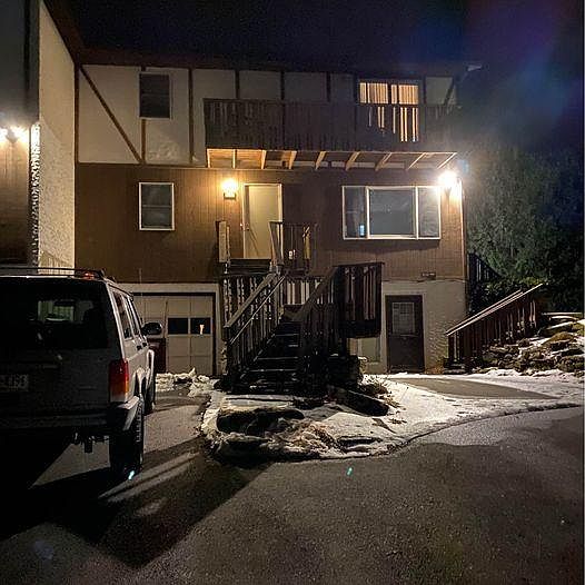 Front of Building at Night