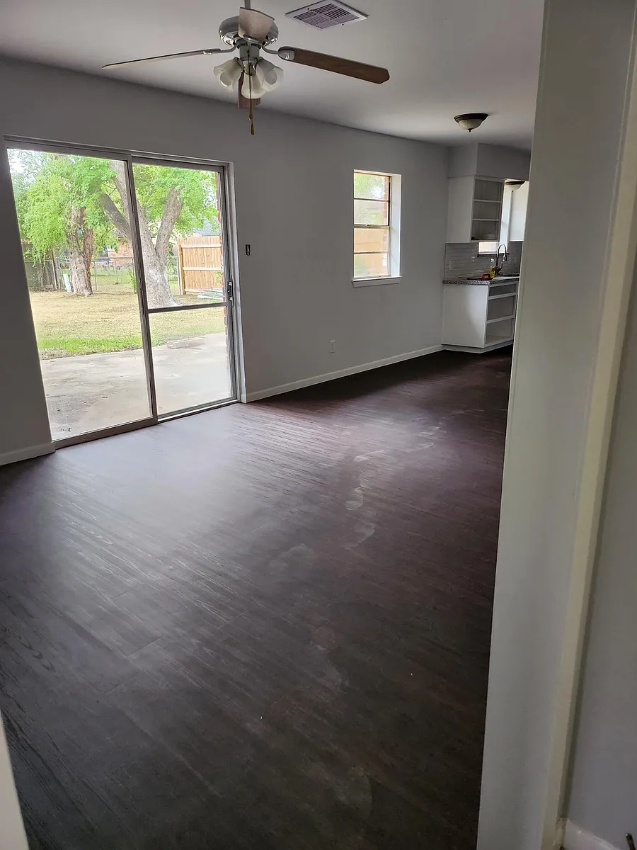 Family Room, New luxury vinyl plank flooring - 130 Talisman St