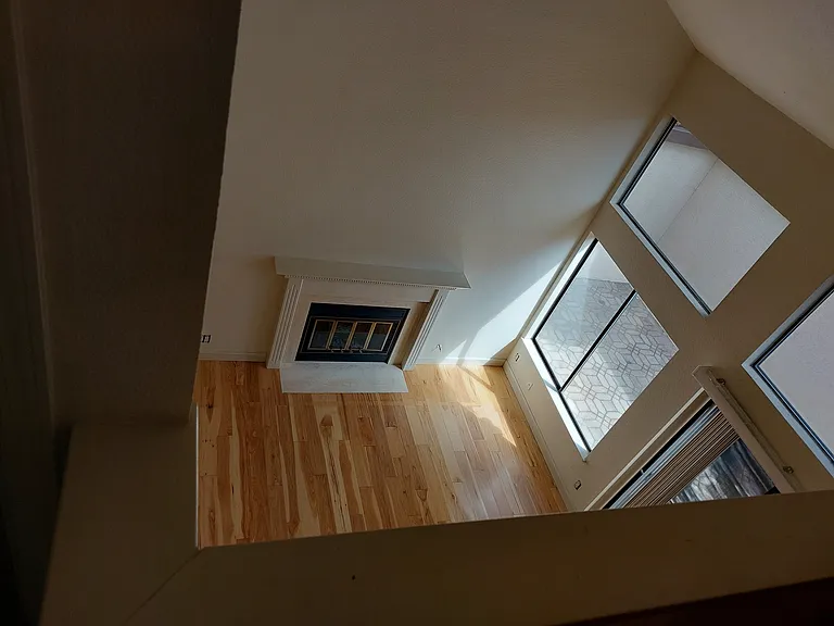 View down to Living Room