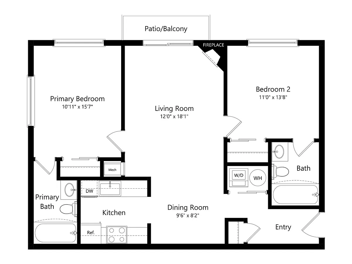 Floor plan Key
