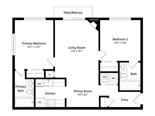 Floor plan Key