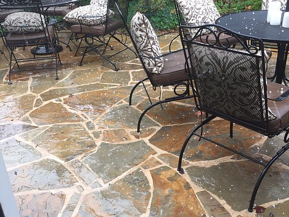 New Flagstone patio