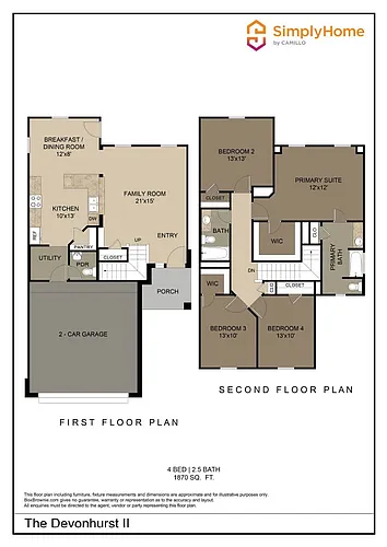 Floor plan 5635 Gara River Drive