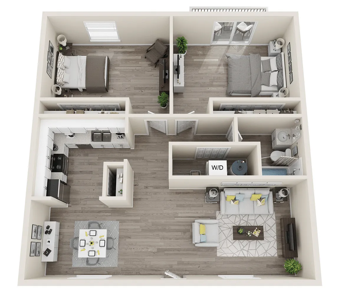 Floor plan 2x1 Signature