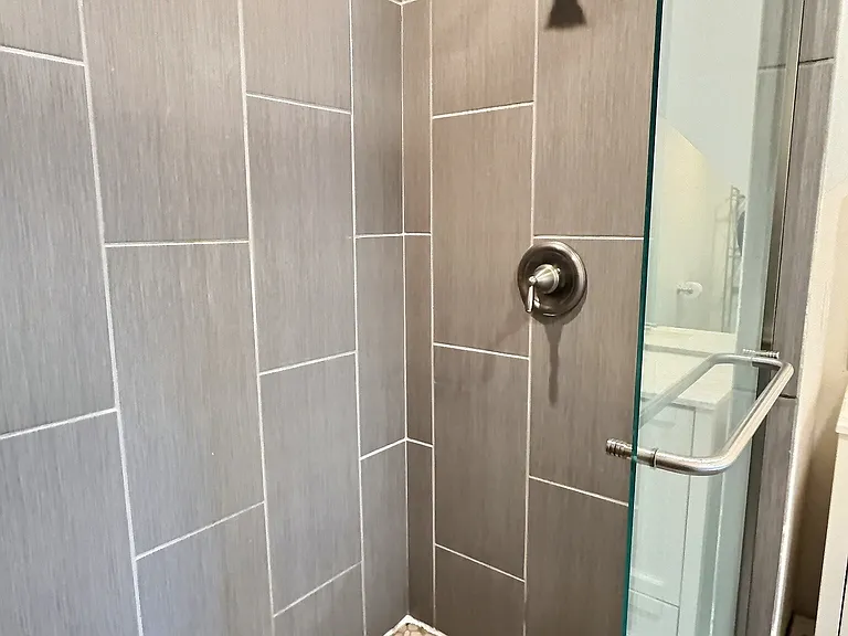 Tile shower