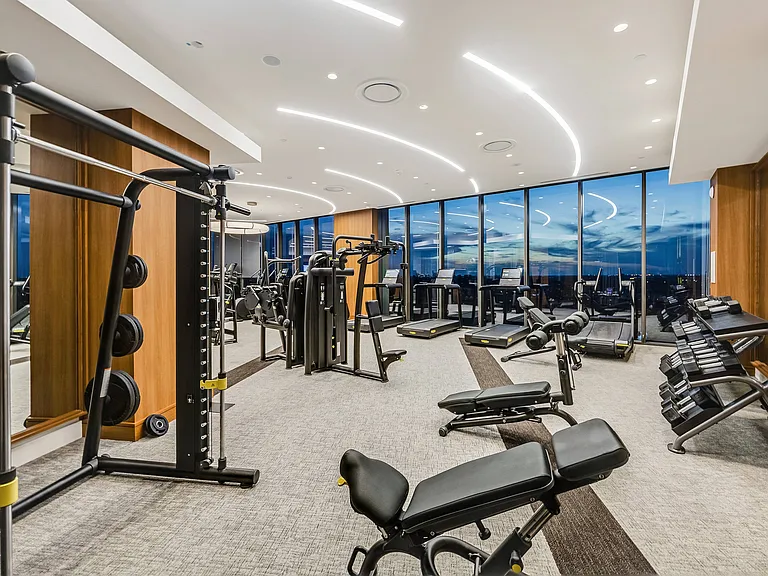 24-hour fitness center