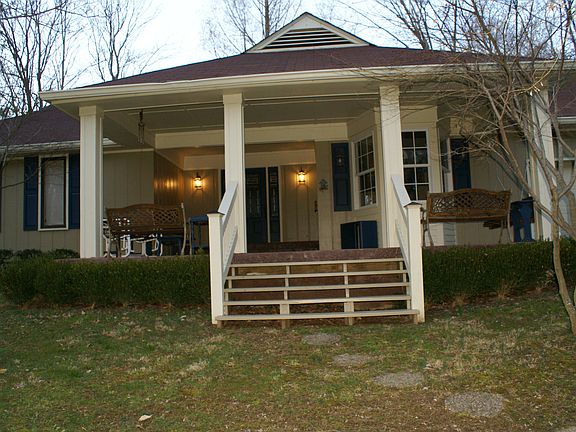 Close Up of Front Porch