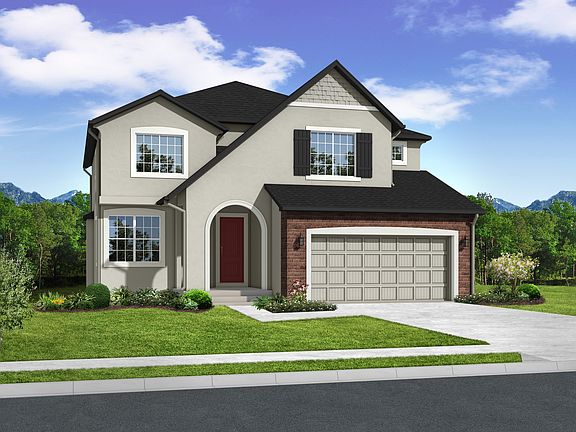 Cottage Exterior Photo representing home to be built and may demonstrate optional features