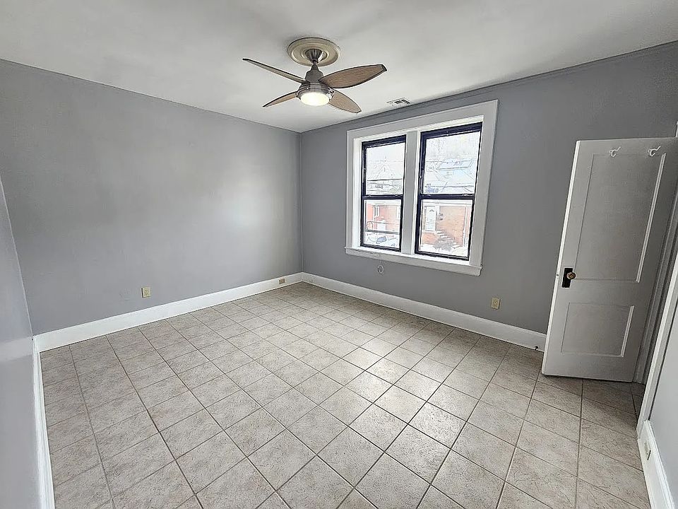 Living room and coat closet.