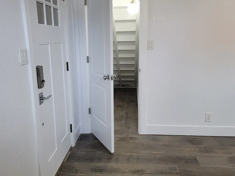 entry with view of entry closet