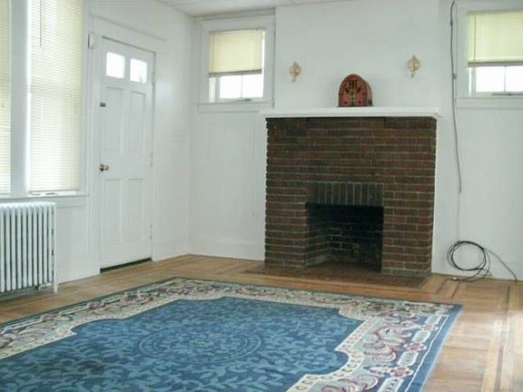 LR with Brick Fireplace