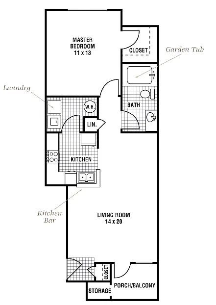 Floor plan Pebble Beach