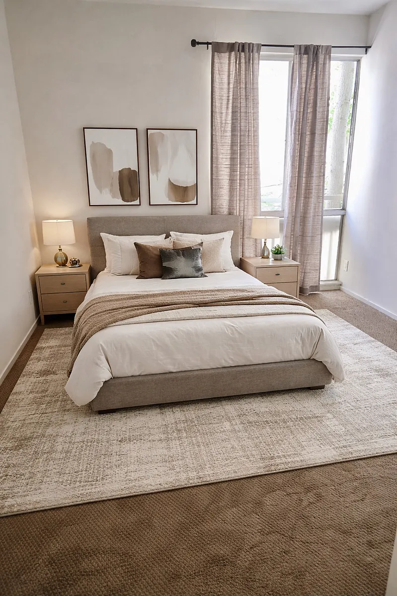 Apartment #205 Staged Bedroom - Chateau Brentana
