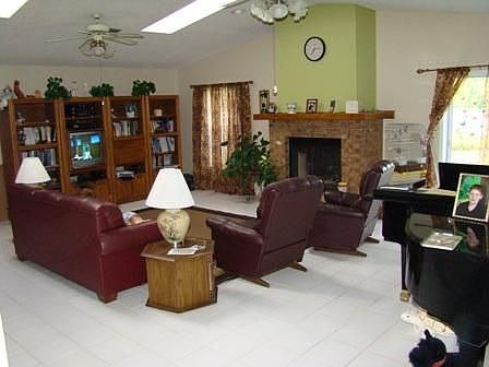 Spacious family room