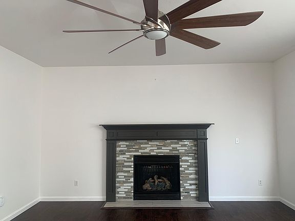 Gas fireplace in main level family room.