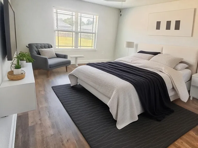 Master Bedroom Staged