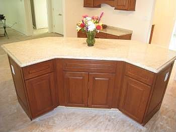 Custon granite and cherry cabinetry