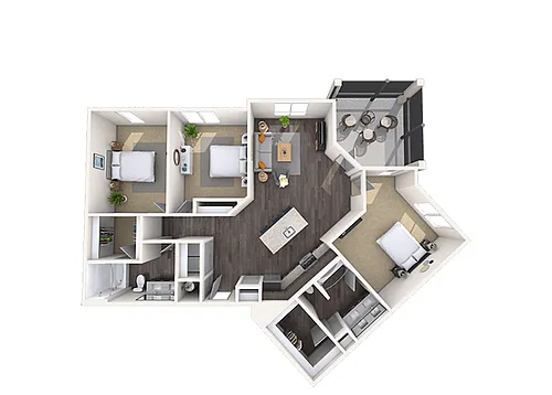 Floor plan Oak