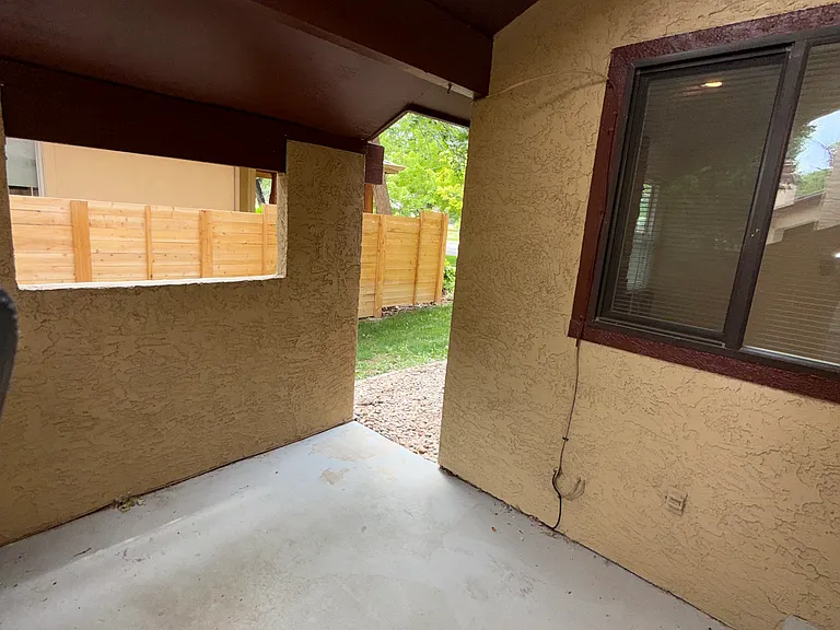 Covered Patio with Skylight
