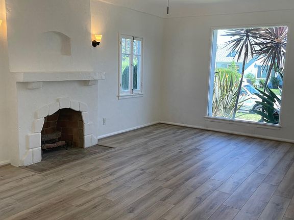 Bright living room with large picture window