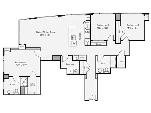 Floor plan C2P