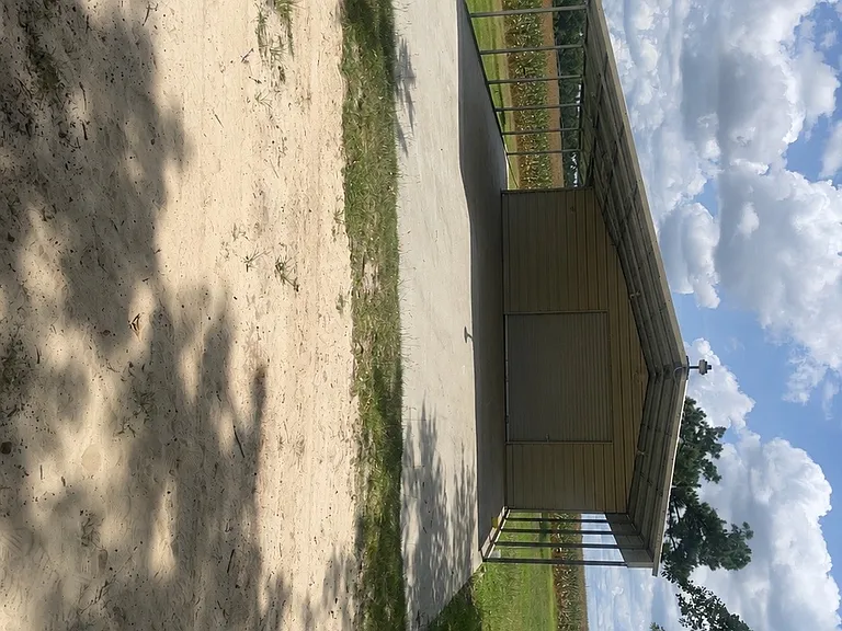 Garage with additional carport