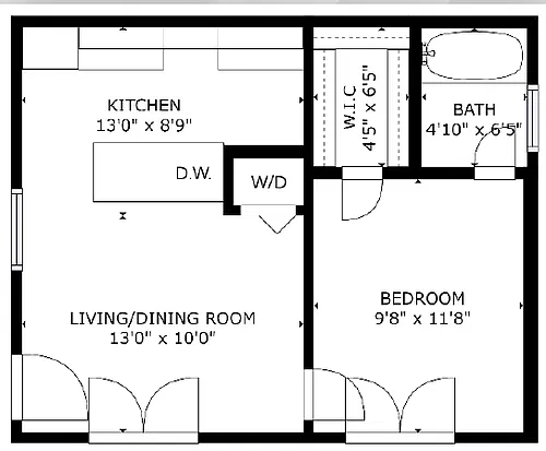 Floor plan A13