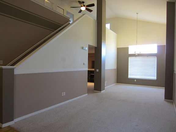 Living + Dining Room from Front Entrance