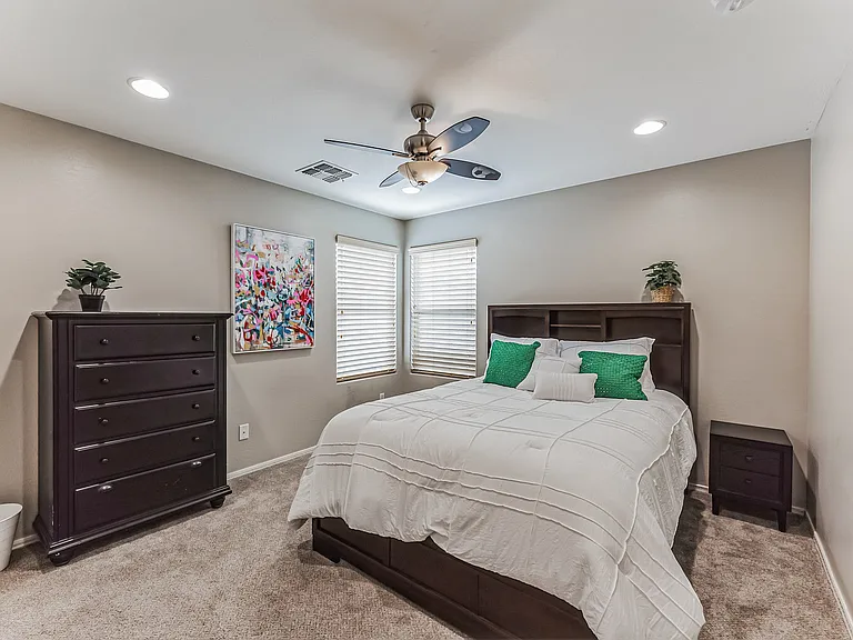 Bedroom 3 sleeps 2 with a queen mattress