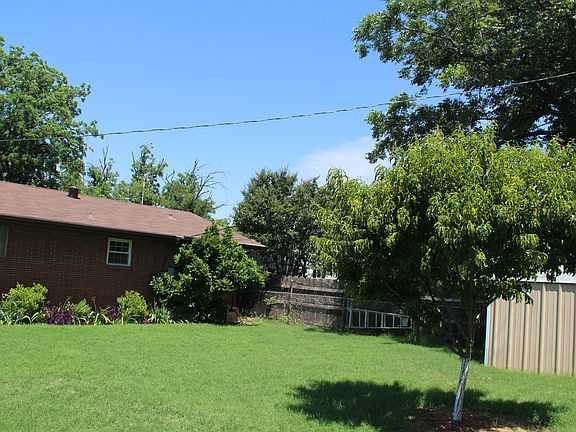 Fenced back yard