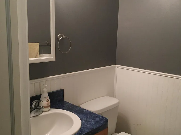 First floor half bathroom