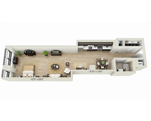Floor plan Studio E1YZ