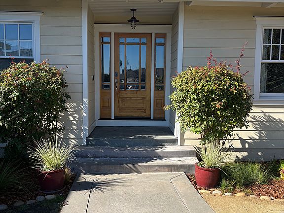 Front pathway and door