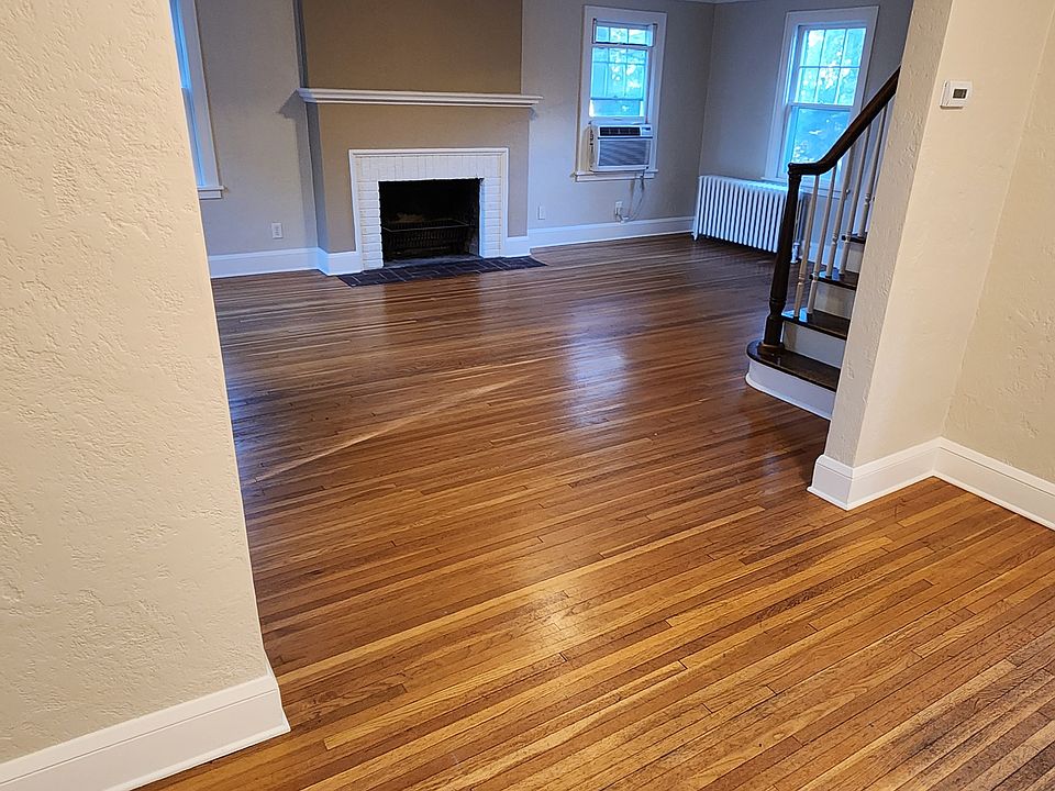 Photo taken from dining room looking into living room.