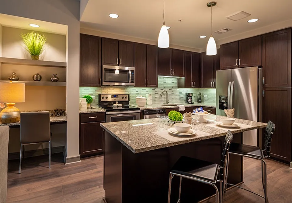 Enjoy your meals in this modern space.