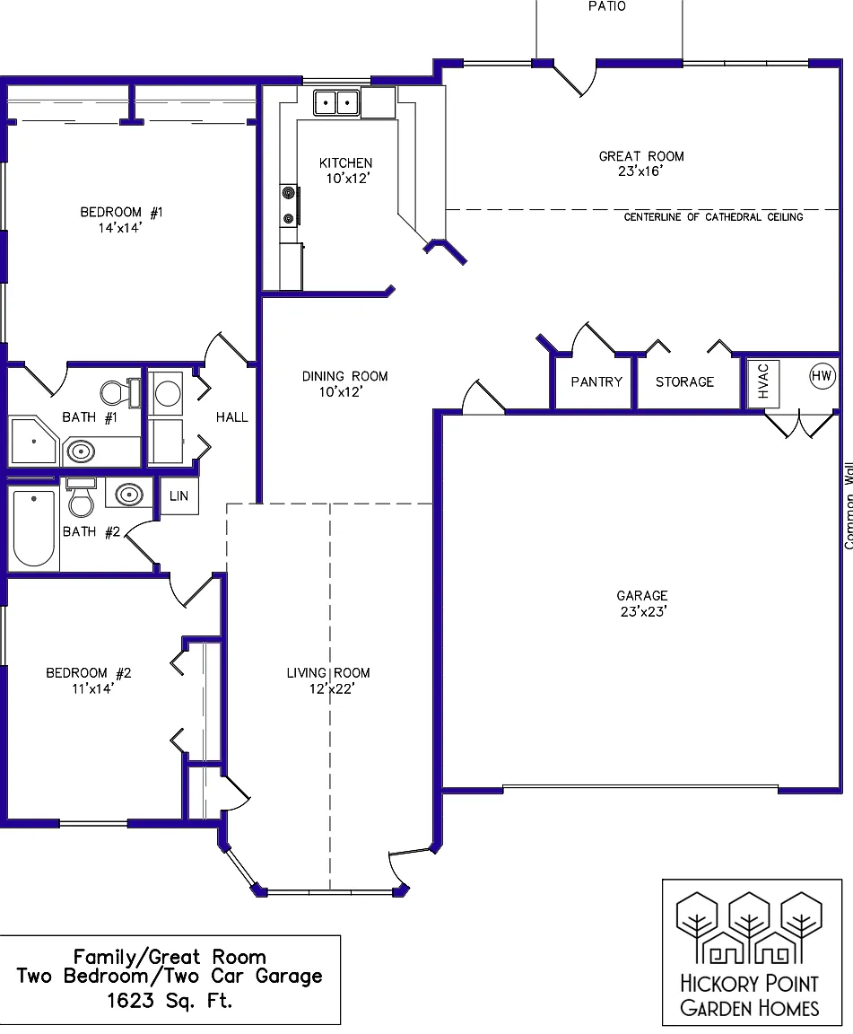 2 bed, 1623 sqft, $3,556 — Photo 2