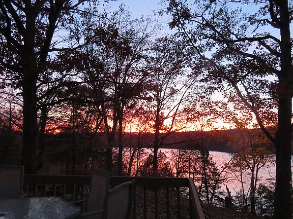 Lake view from deck