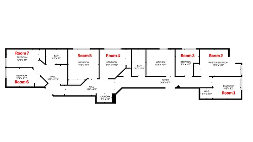 Floor plan 10777 Ashton 201 Single Room 4