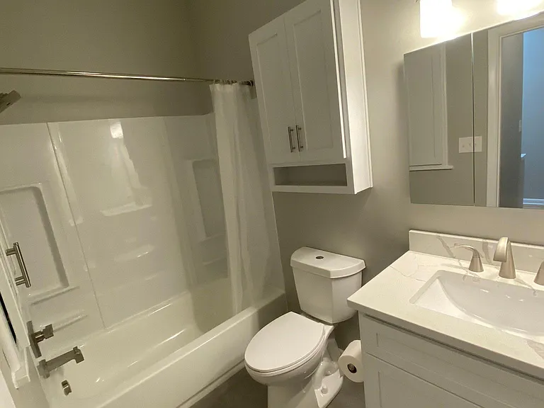 Newly renovated bathroom