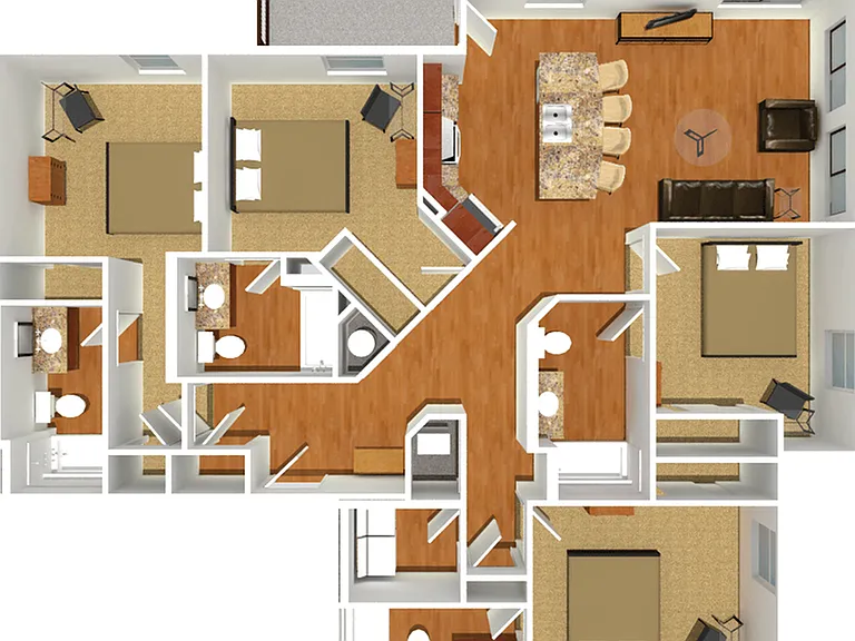 Junction E1 Four Bedroom A Junction E1 Four Bedroom A
