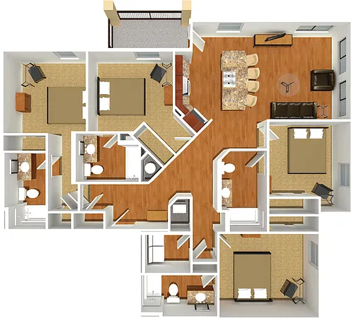 Floor plan D2