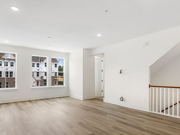 Luxury vinyl plank in great room