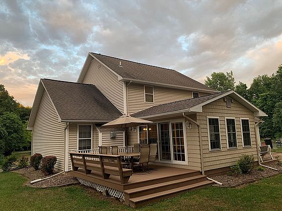 Back deck and sunroom
