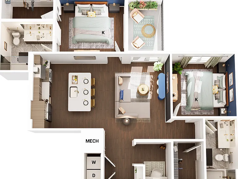B3 floor plan Broadstone West End